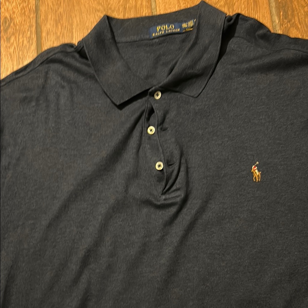 Polo by Ralph Lauren Navy Blue Classic Polo Shirt